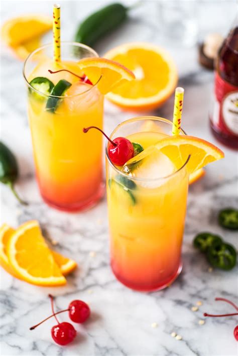 Tequila Sunrise cocktail